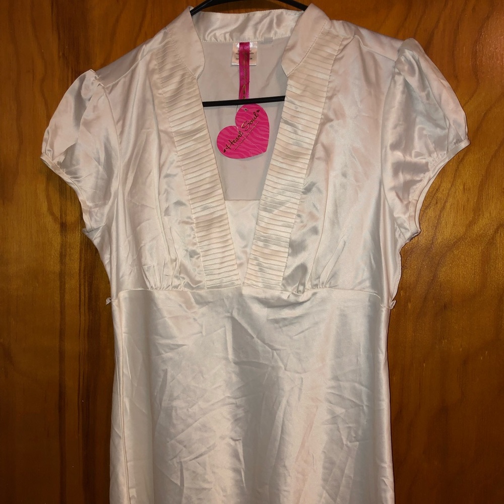 Heart Soul Satin blouse